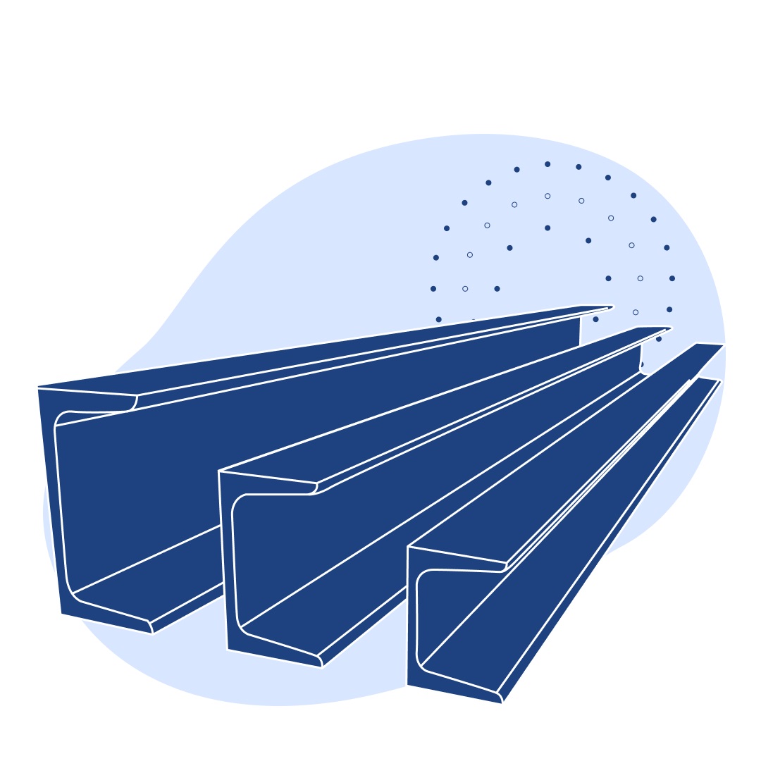 Стальной швеллер