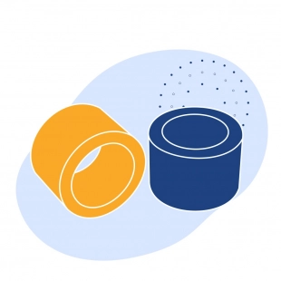 Втулка бронзовая 140 мм БРК1Н3