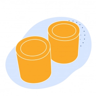 Капролоновая втулка 190х1400 мм белая ПА 6