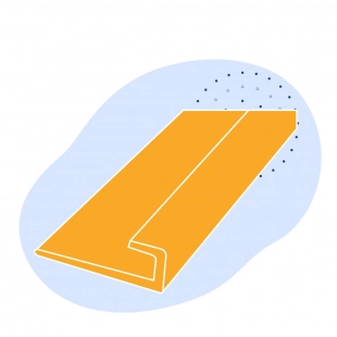 L-образный профиль стальной 30х30х4 мм 08пс ГОСТ 8509-93
