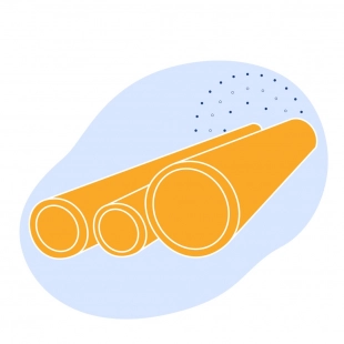 Труба нержавеющая электросварная 244.5х20 мм 12Х18Н10Т ГОСТ 10704-91