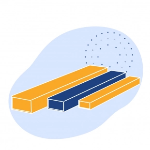Профиль стальной прямоугольный сварной 160х40х3 мм ст10 ГОСТ 30245-2003