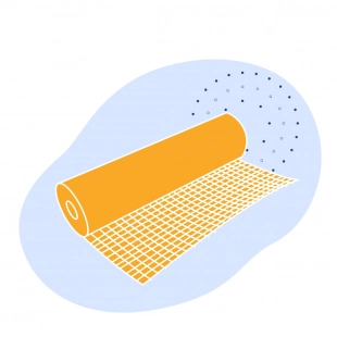 Стальная штукатурная сетка 2.8х0.45 мм Ст20 ГОСТ 3826-82