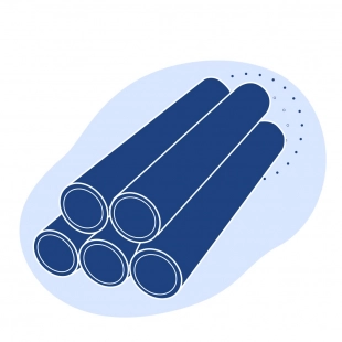 Труба нержавеющая хромированная 160х18 мм 08Х20Н14С2 ГОСТ 9941-81