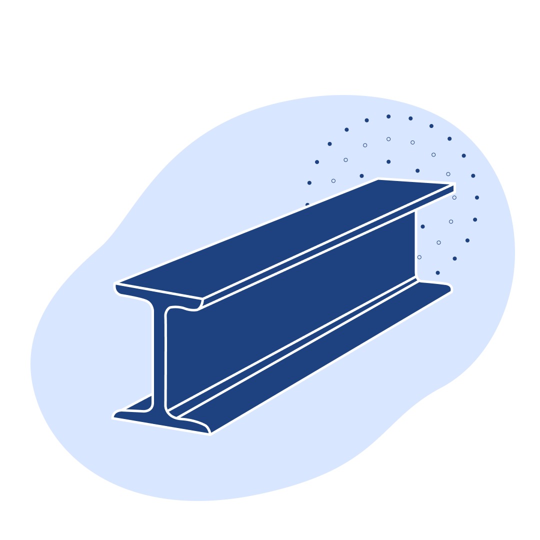 Анодированный двутавр 18х13х1.5 мм АД31