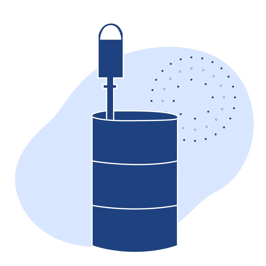 Насос бочковой ручной роторный JS-32