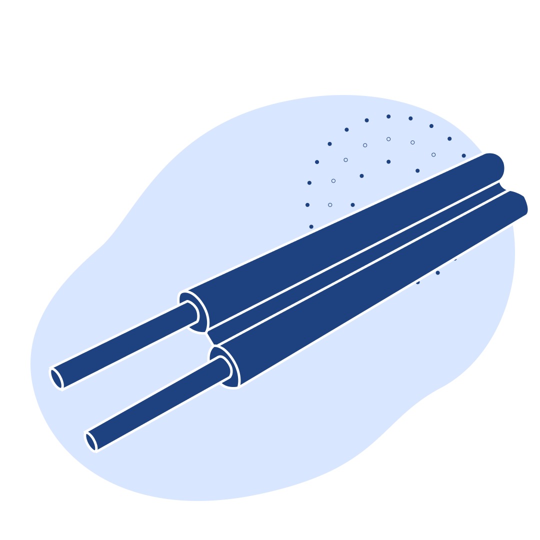 Телефонный провод 2x0.6 мм2 ТРПс